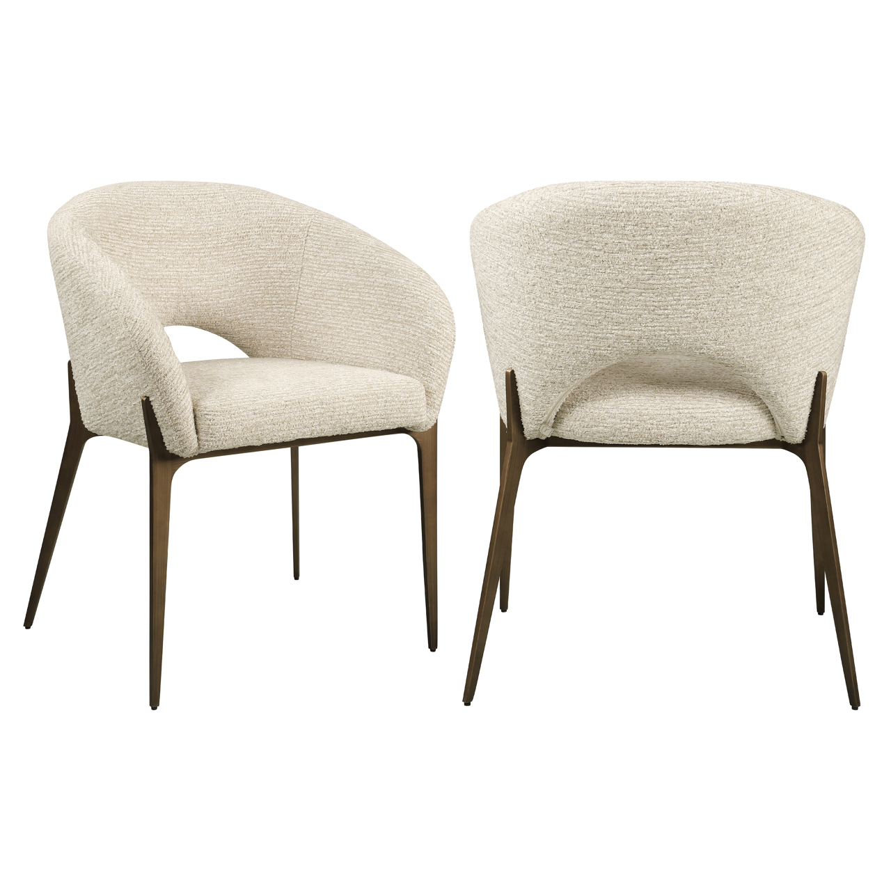 Esszimmerstuhl Kenzi natural linear fire retardant