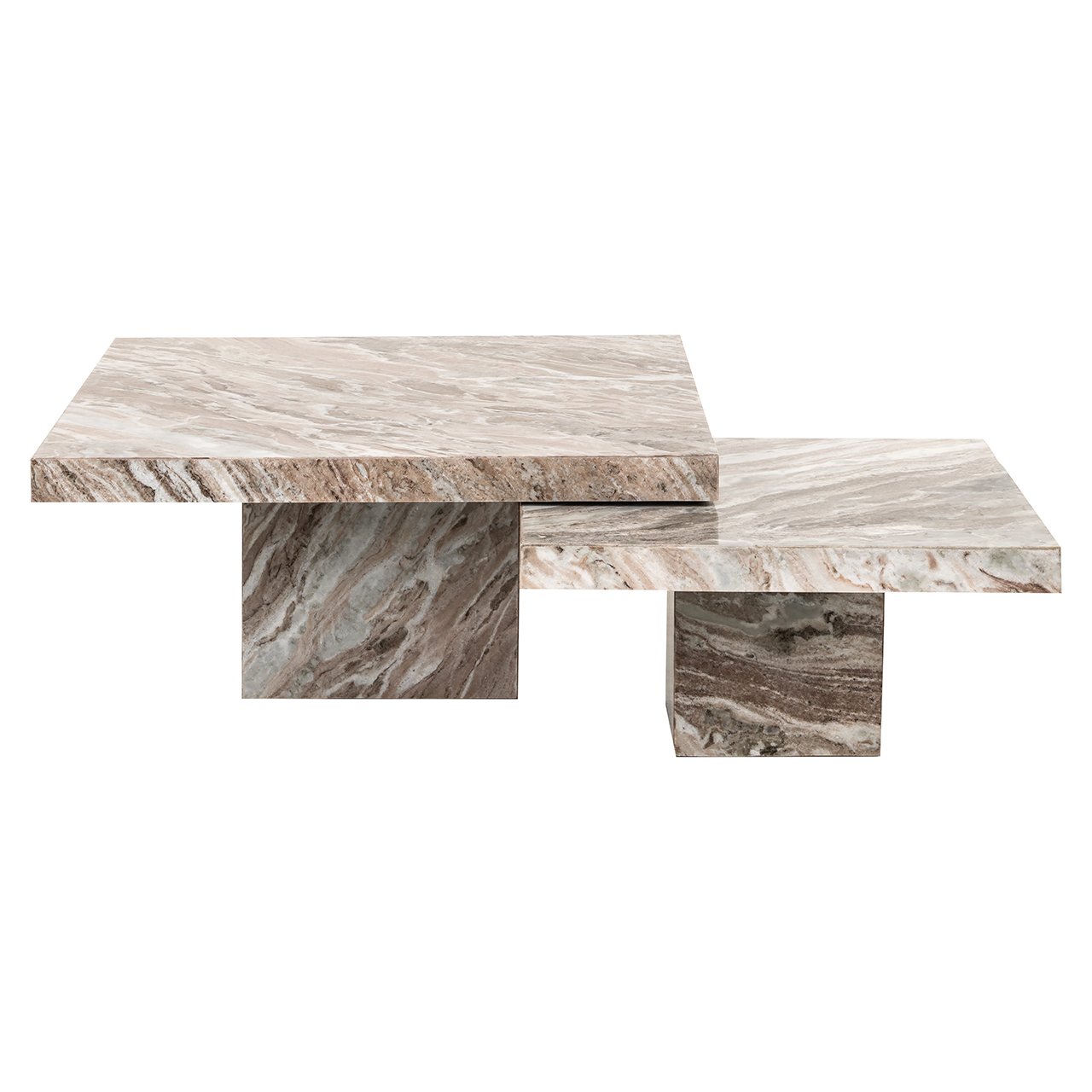 Couchtisch Rashford 2er-Set (Stone)