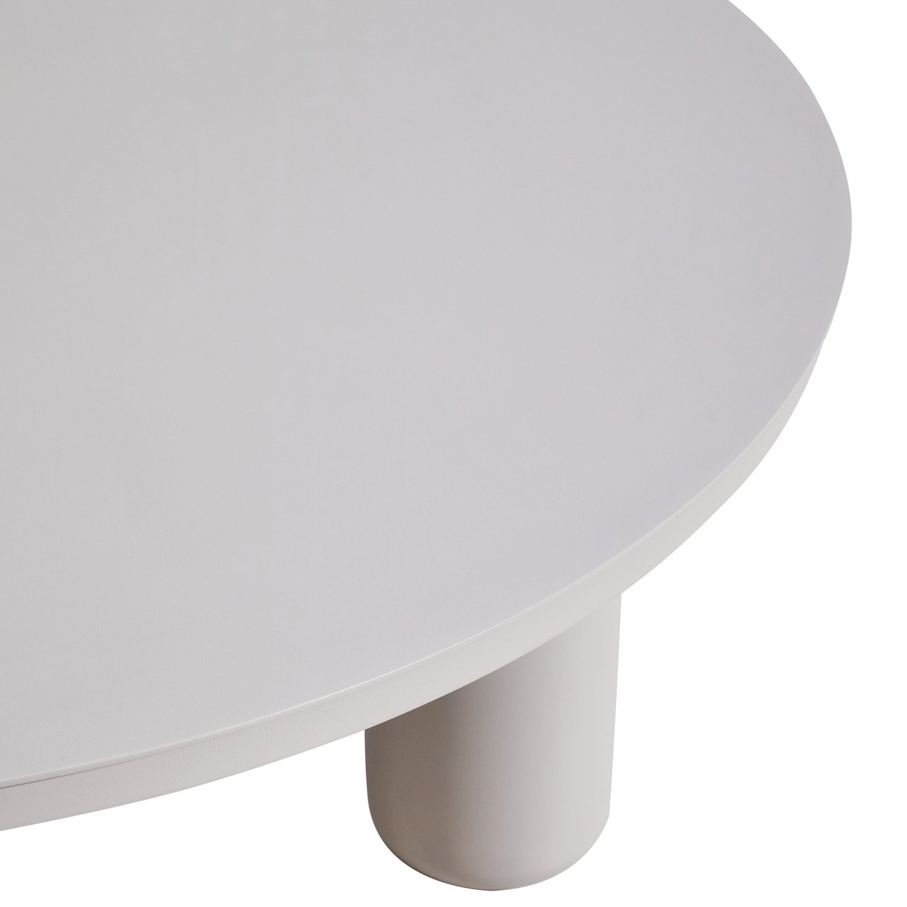Gartencouchtisch Quinn light beige  86Ø