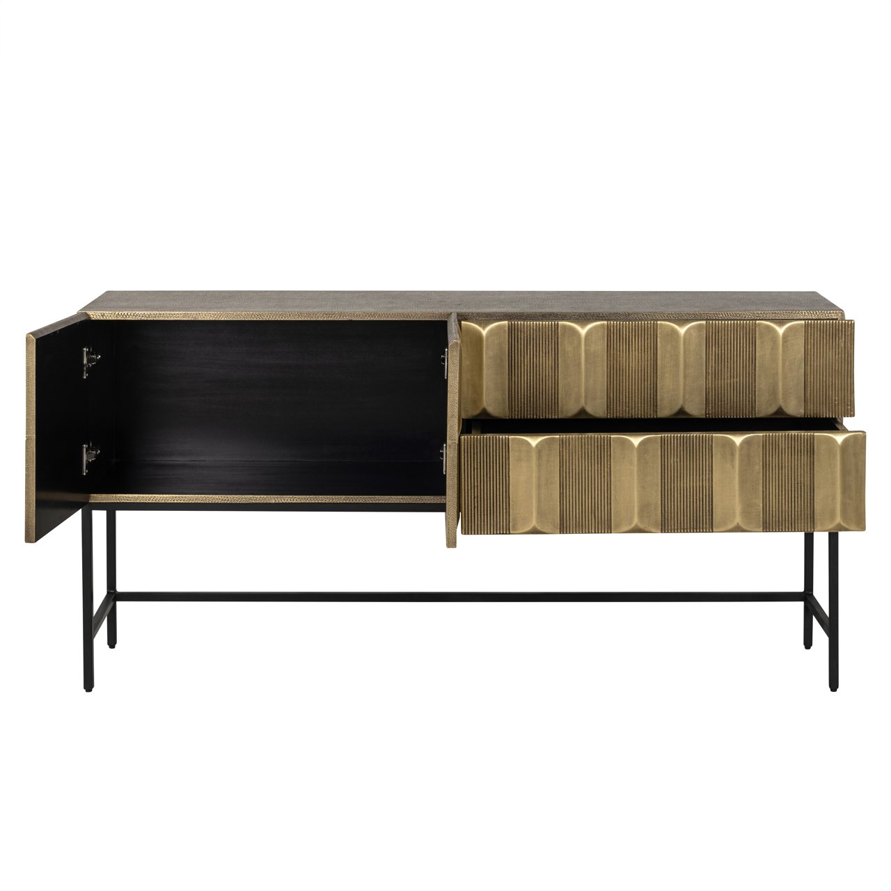 Sideboard Jaxx black/gold  