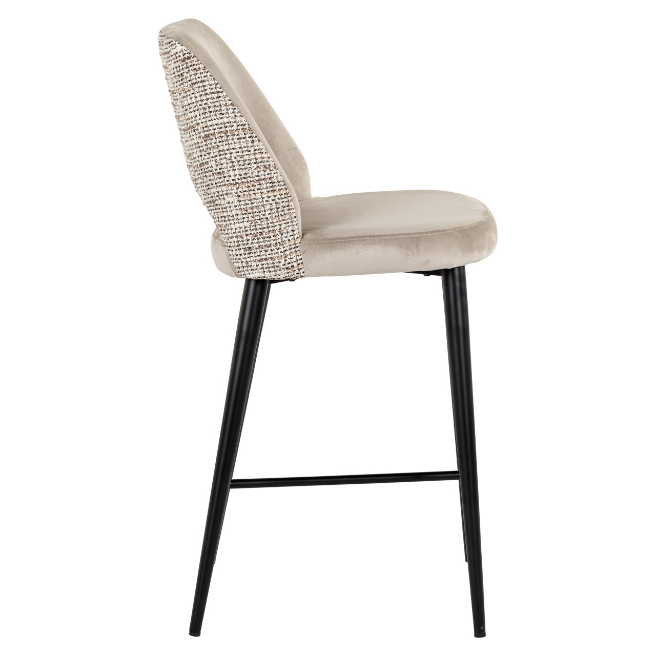 Thekenstuhl Tabitha trendy nature fire retardant