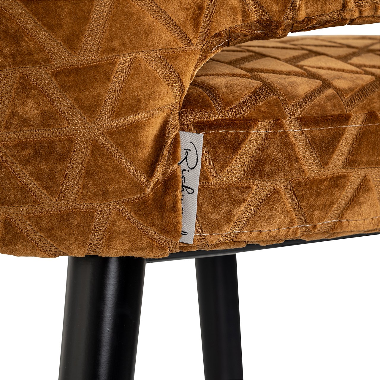Barhocker Indigo old gold triangle