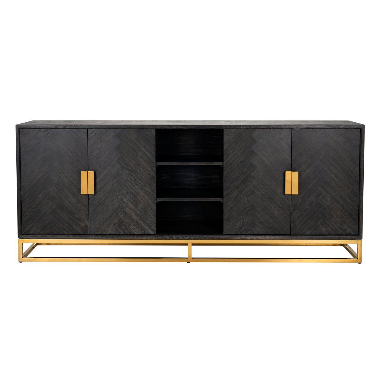 Sideboard Blackbone Gold black rustic 
