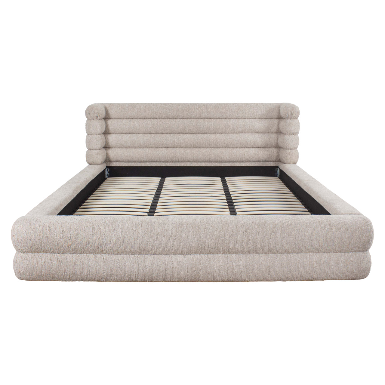 Bett Obidis natural linear 180x210 (mattress size) with storage