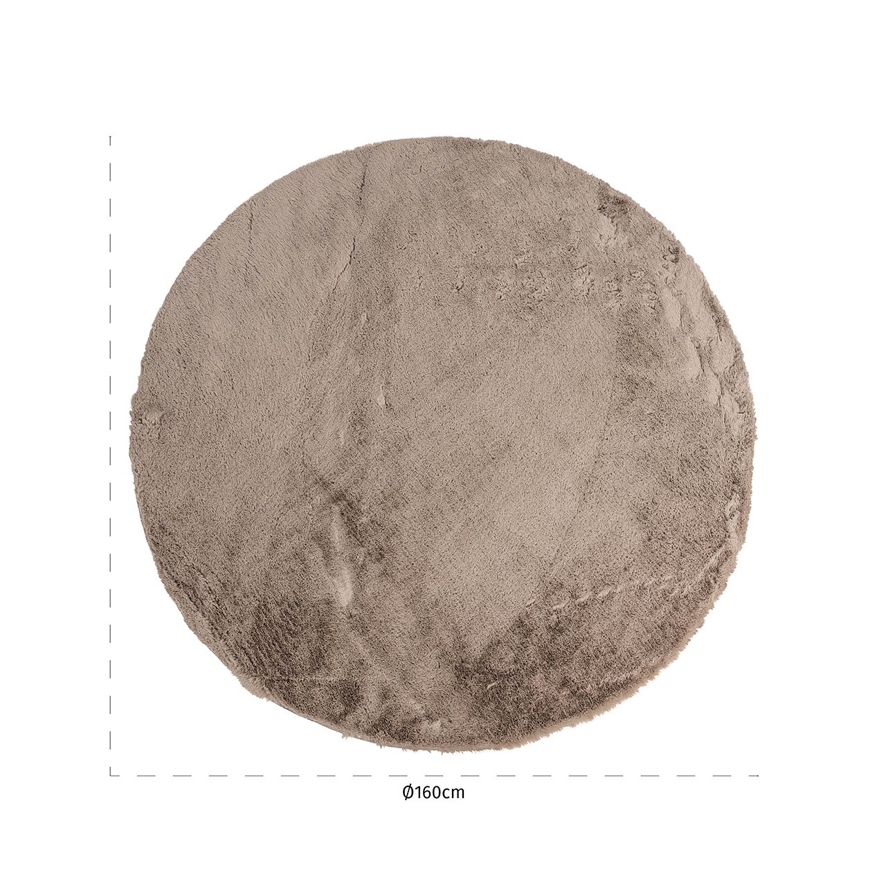 Teppich Saifo Furry 160Ø (Sand) Teppich Saifo Furry 160Ø (Sand)