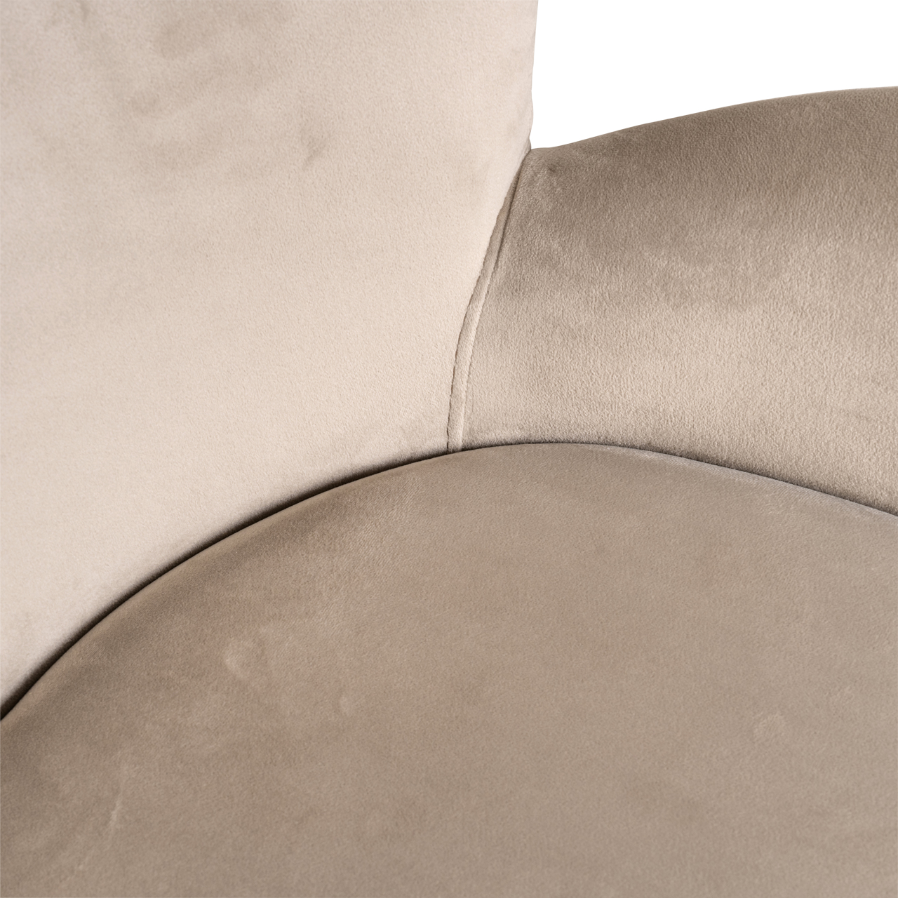 Esszimmerstuhl Amber khaki velvet fire retardant