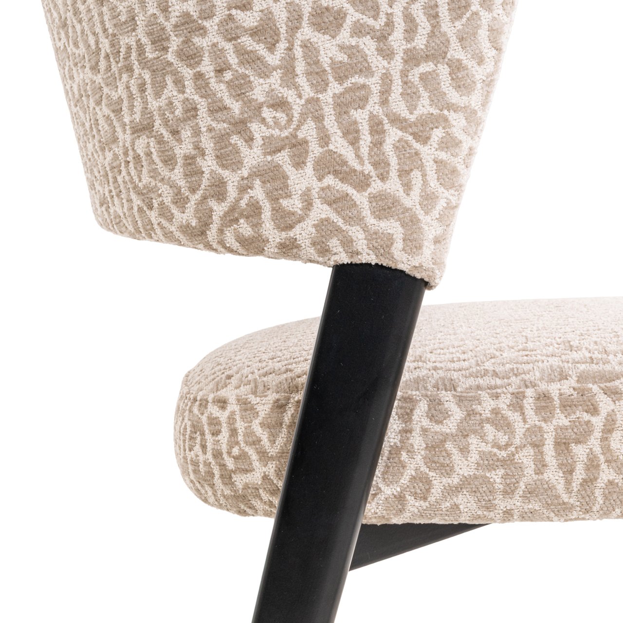Esszimmerstuhl Zeno beige leopard