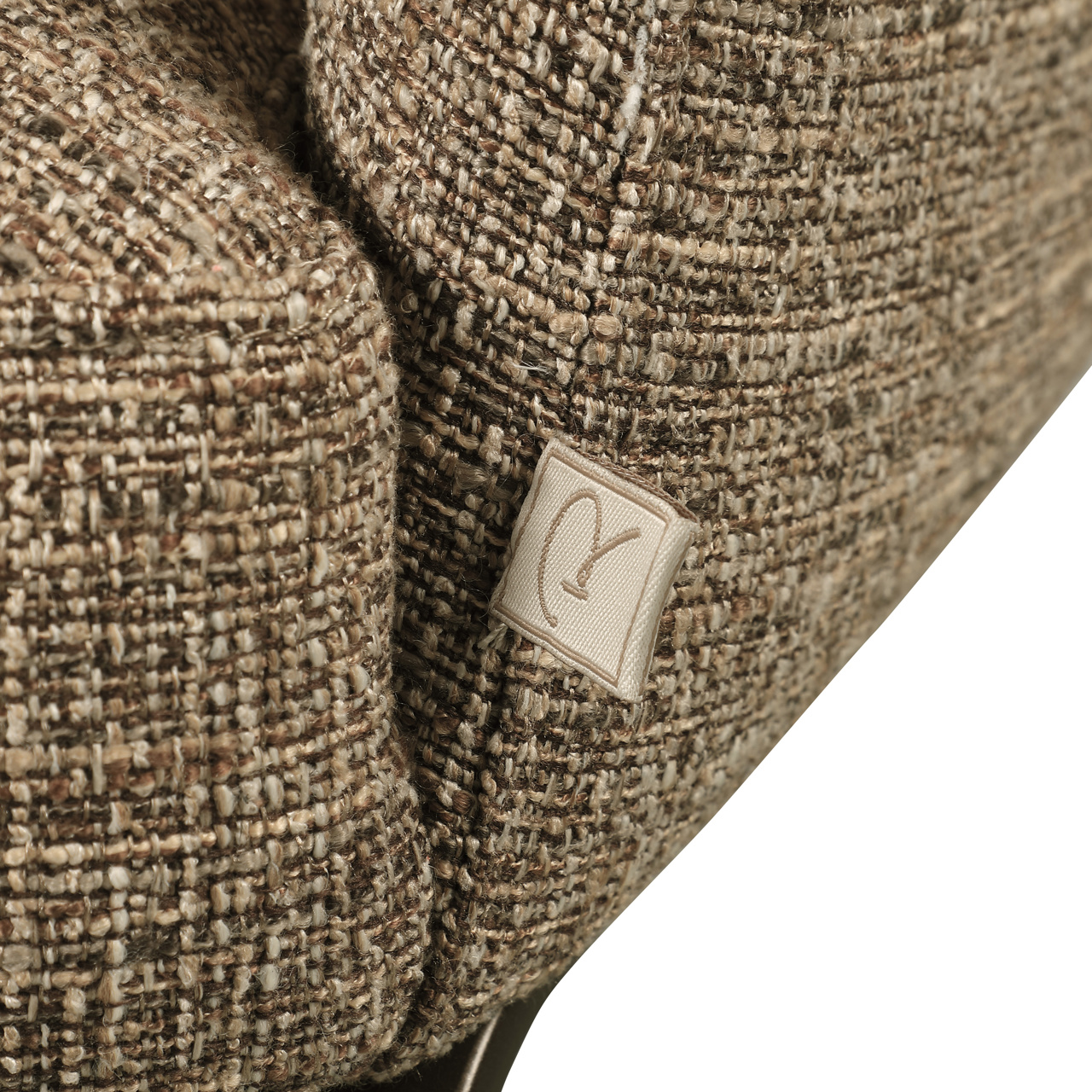 Esszimmerstuhl Hadley brown tweed fire retardant