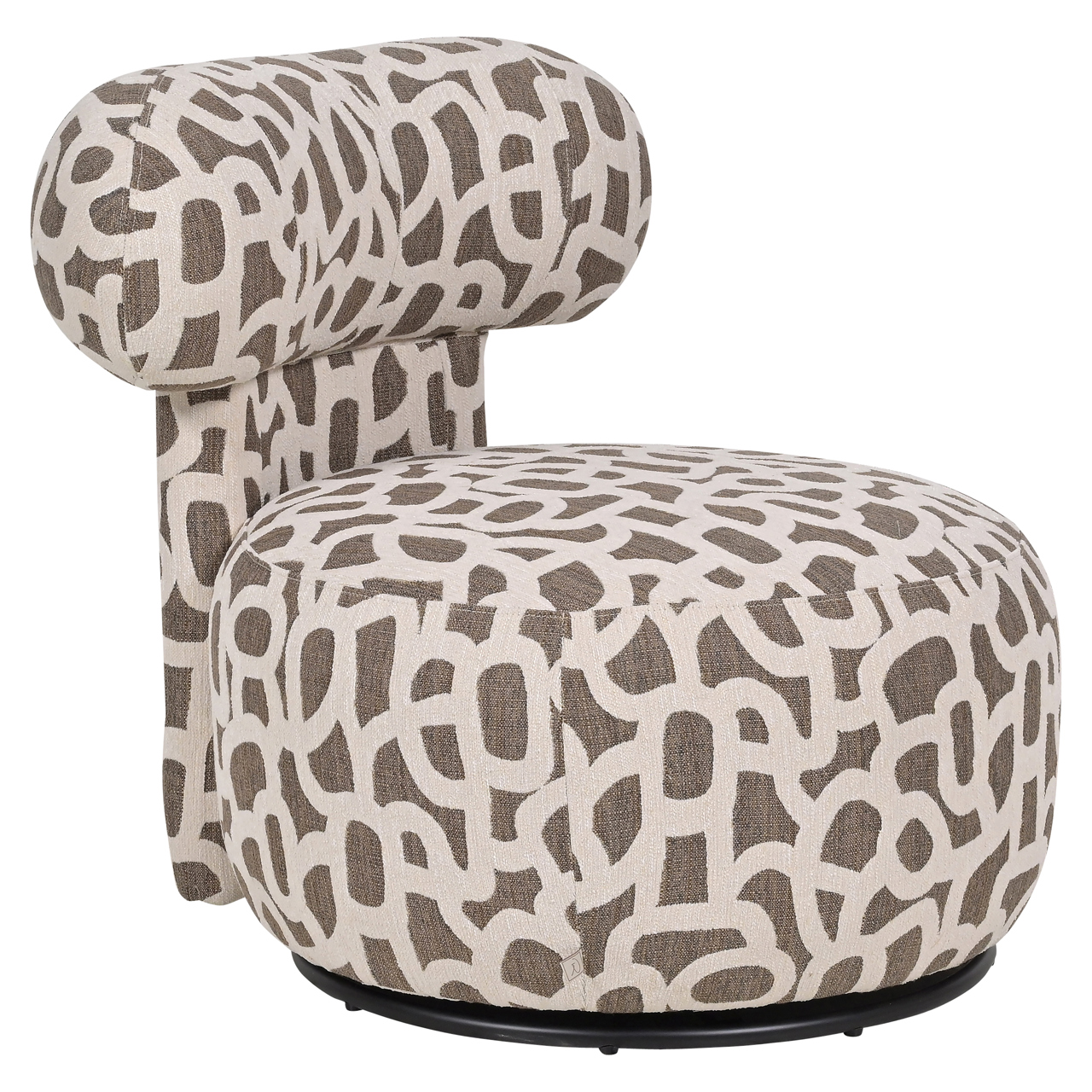 Lounge Stuhl Kaya weave brown