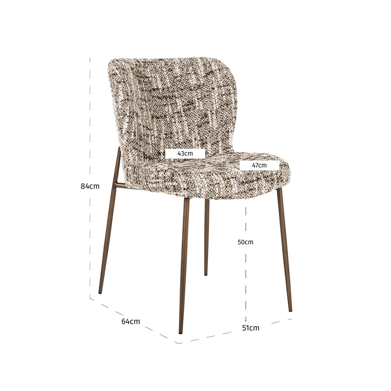 Stuhl Odarby brown omara (2er-Set) (Omara 08 brown) Stuhl Odarby brown omara (2er-Set) (Omara 08 brown)
