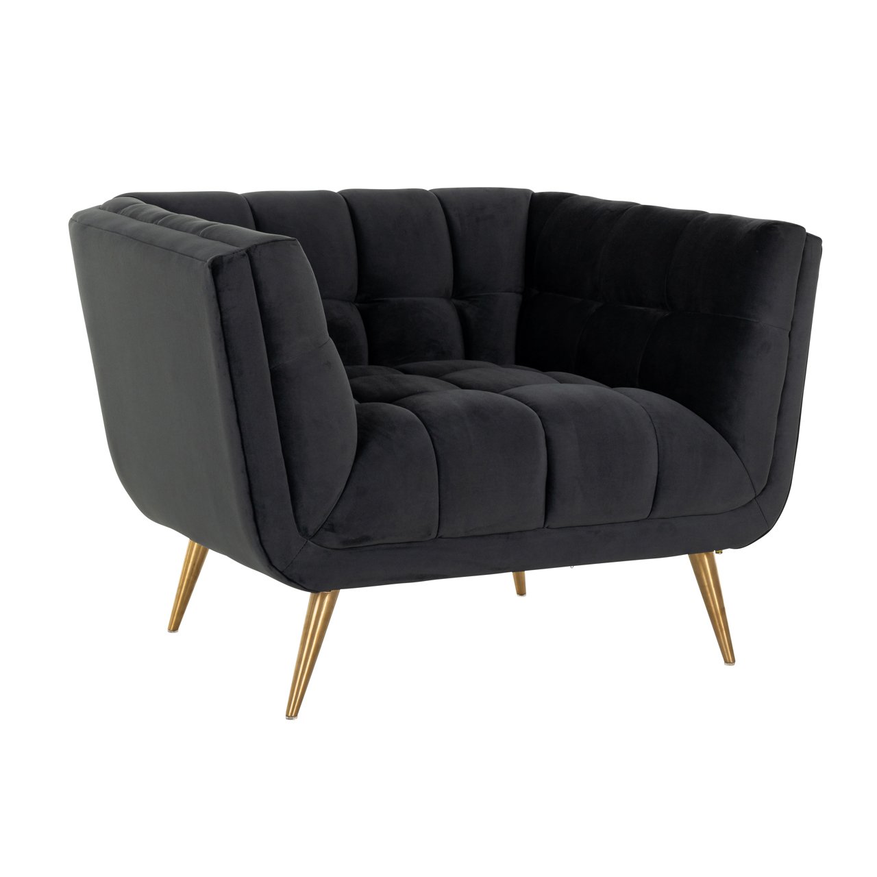 Lounge Stuhl Huxley anthracite velvet Lounge Stuhl Huxley anthracite velvet