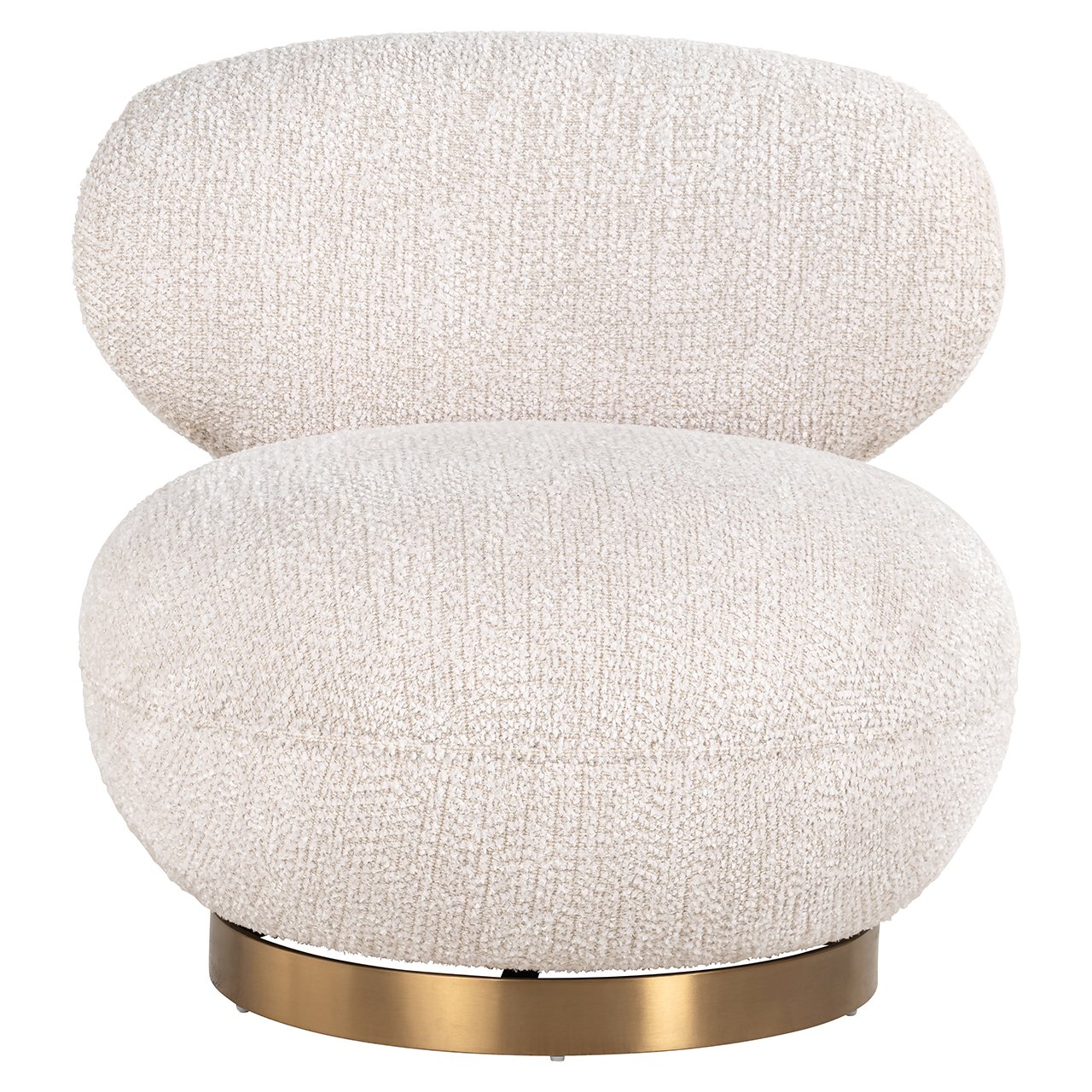 Lounge Stuhl Jace lovely cream swivel