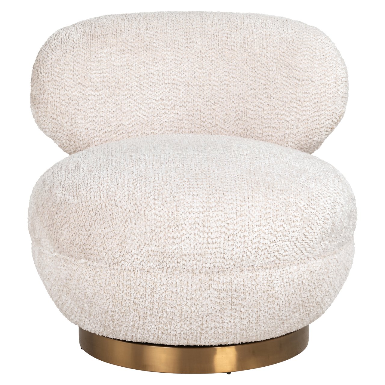 Lounge Stuhl Jace lovely cream swivel