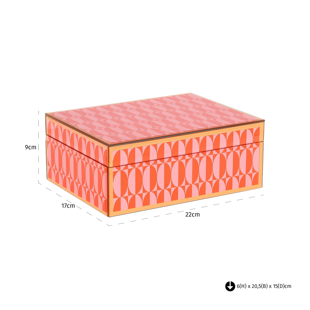 Aufbewahrungsbox Abba pink large