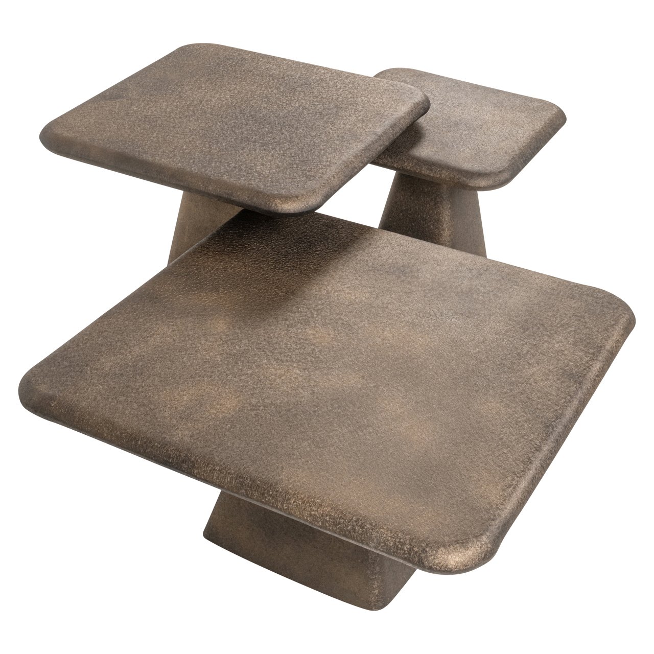 Couchtisch Marlie gold (Set of 3)