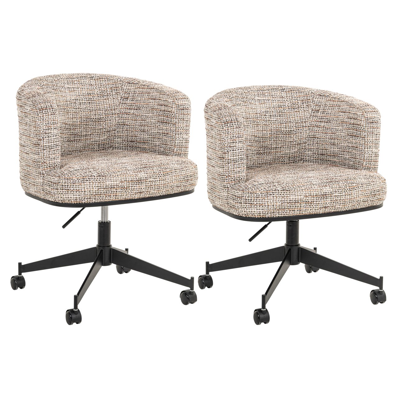 Esszimmerstuhl Rochenne trendy nature swivel on wheels Esszimmerstuhl Rochenne trendy nature swivel on wheels