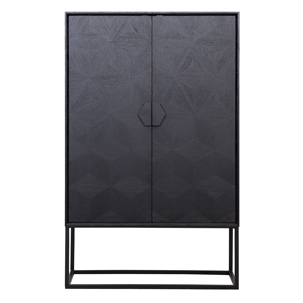 Wandschrank Blax 2-Türen (Black)