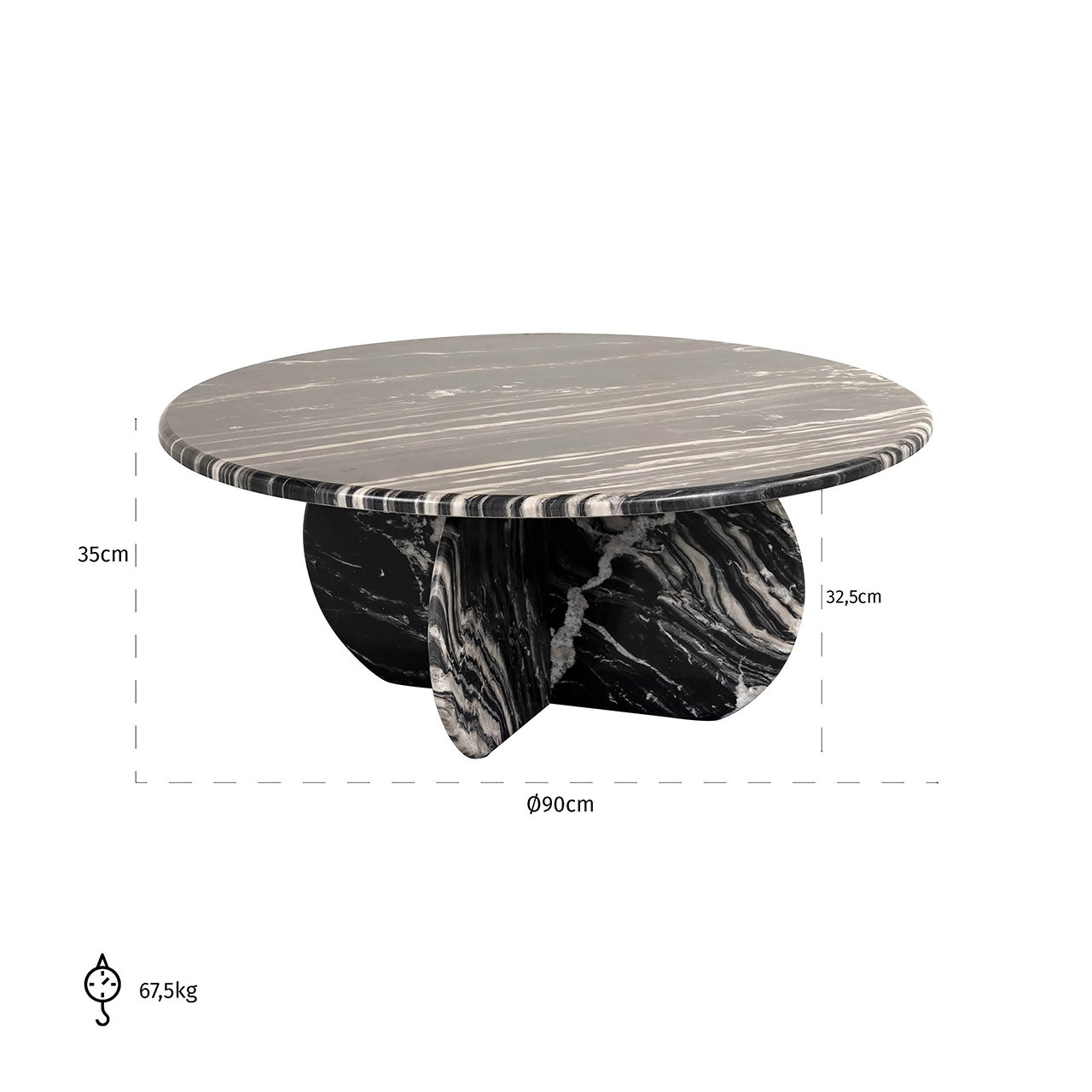 Couchtisch Bancroft (Black)