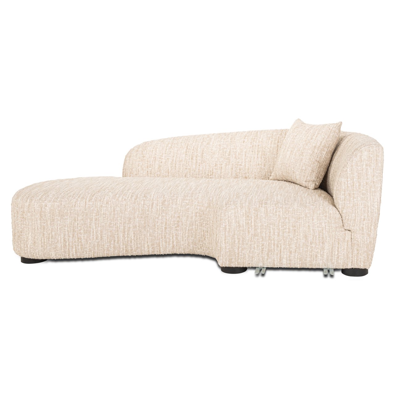 Sofa Pandora beige angora lounge left Sofa Pandora beige angora lounge left