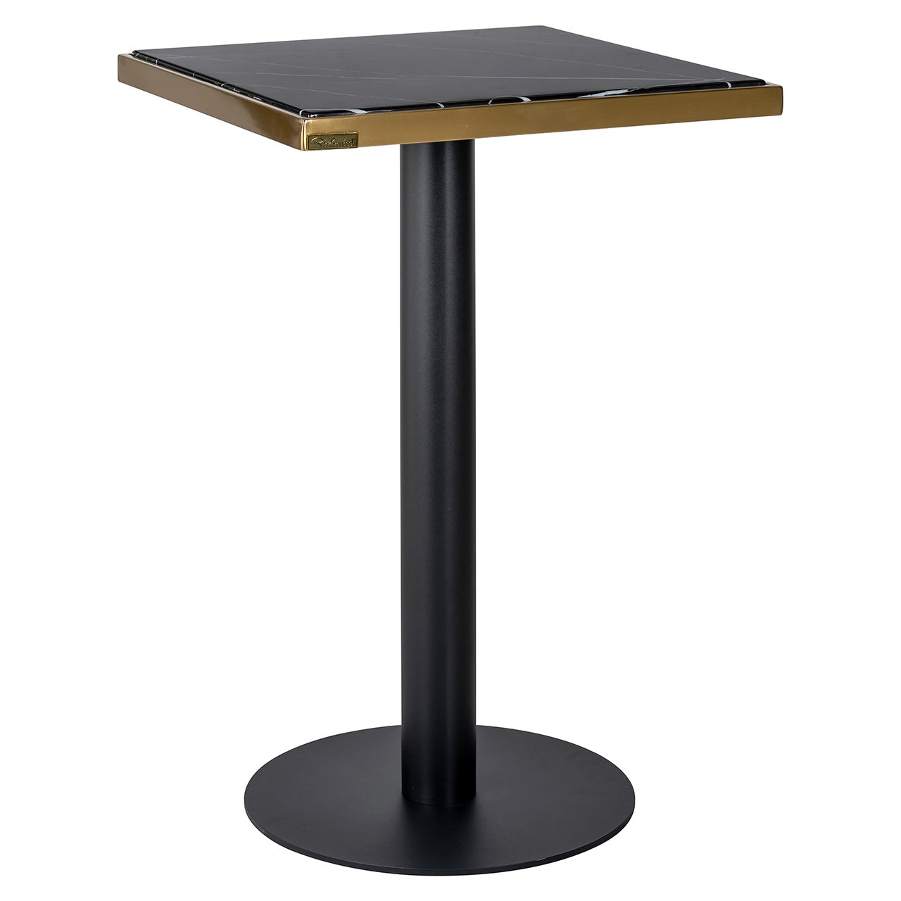 Bistrotisch Zenza (Black/gold)