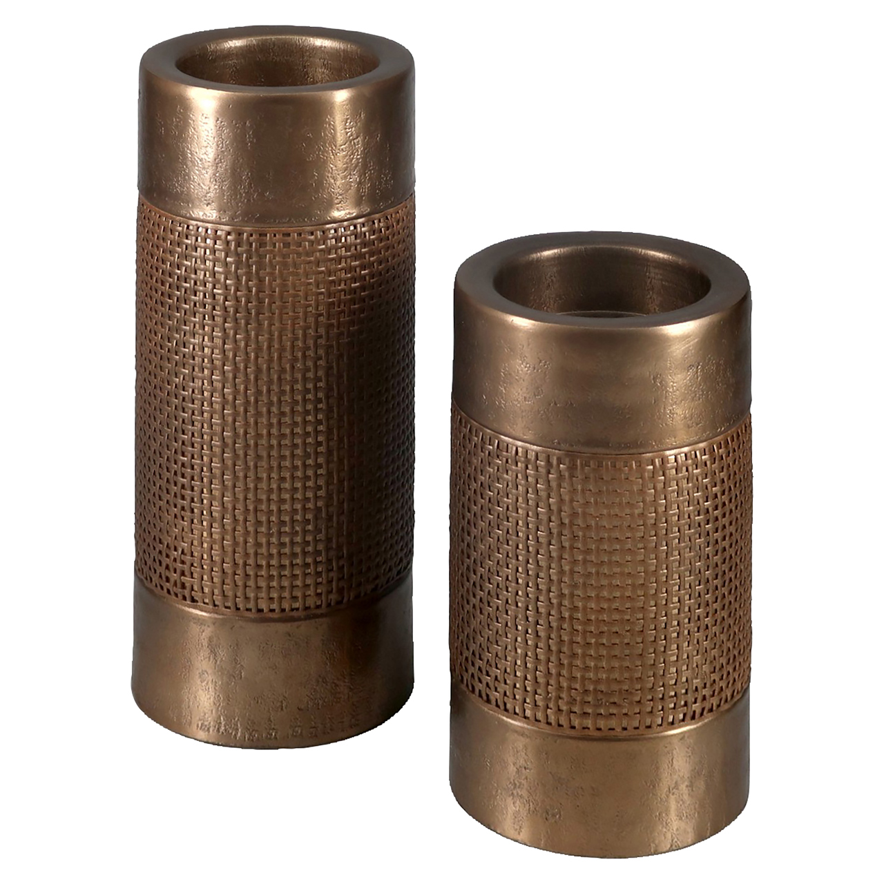 Kerzenhalter Aya brushed gold small