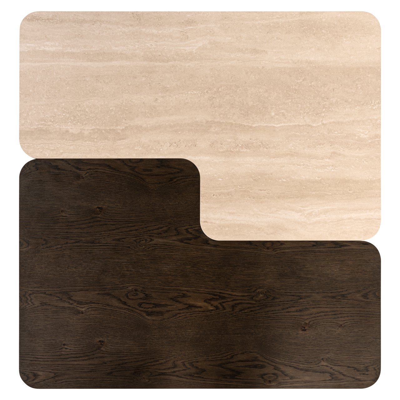 Couchtisch Nando brown (Set of 2)