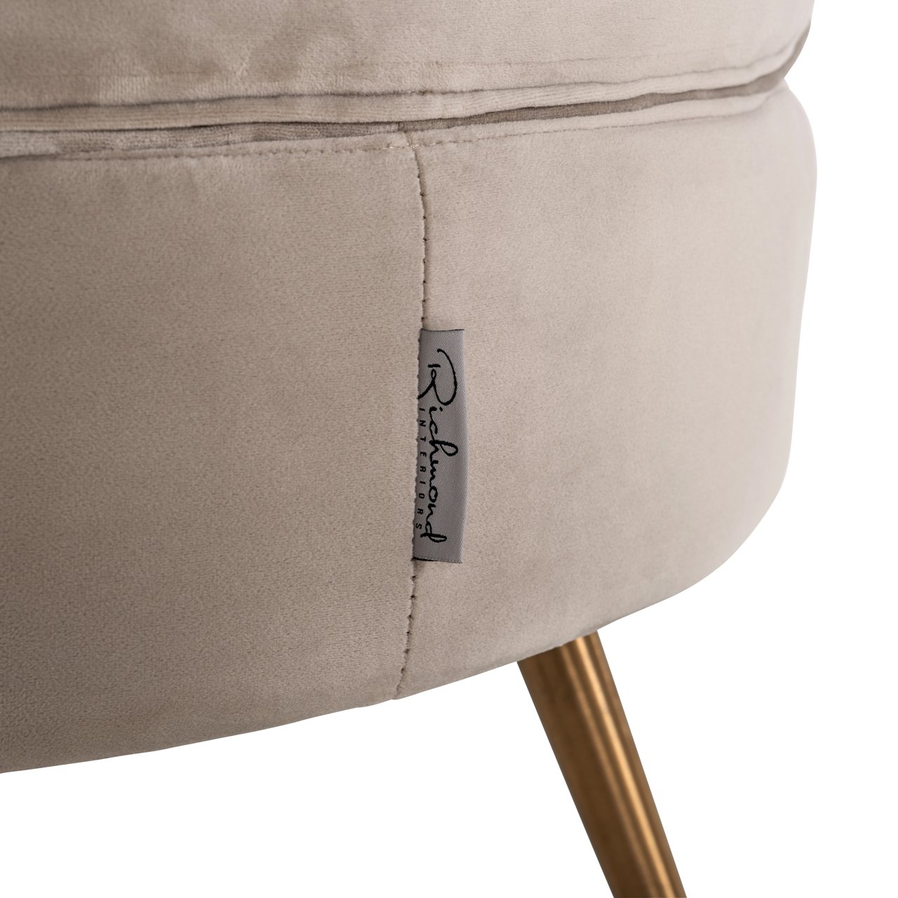 Lounge Stuhl Hazel khaki velvet fire retardant Lounge Stuhl Hazel khaki velvet fire retardant