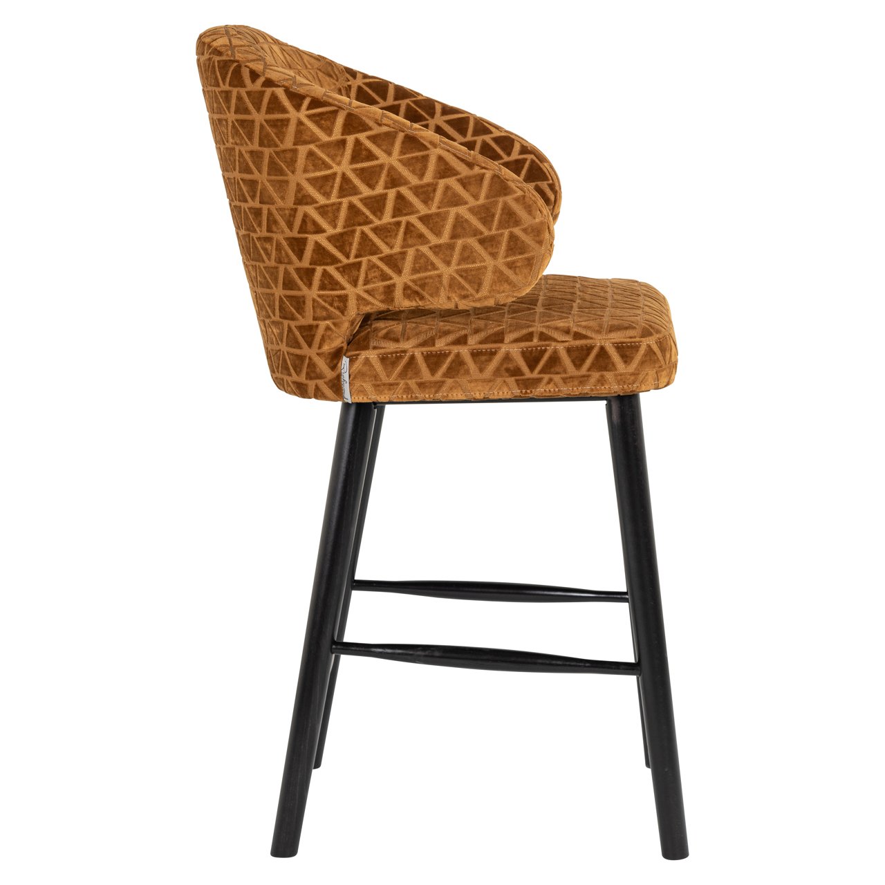 Thekenstuhl Indigo old gold triangle