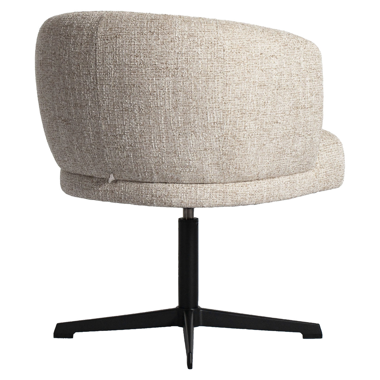 Esszimmerstuhl Dinan cream tweed fire retardant - swivel