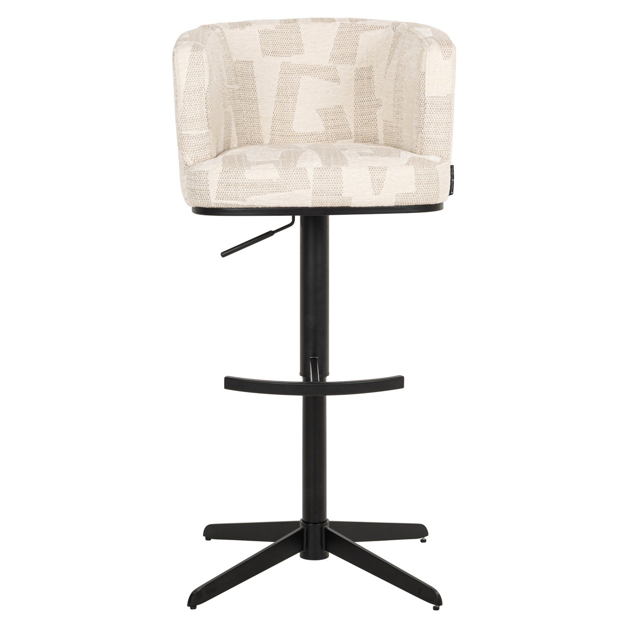 Barhocker Cheyenne beige graffic swivel Barhocker Cheyenne beige graffic swivel