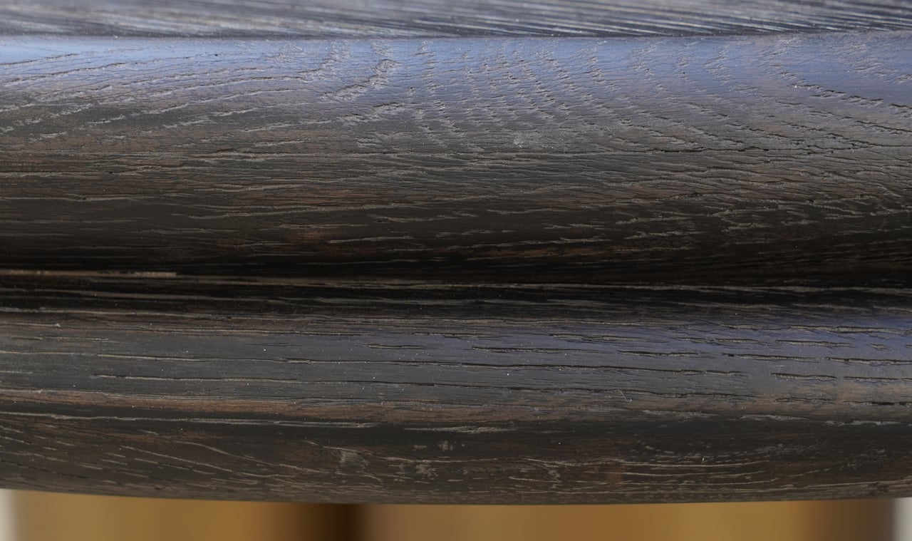 Esstisch Macaron black rustic 130Ø Esstisch Macaron black rustic 130Ø