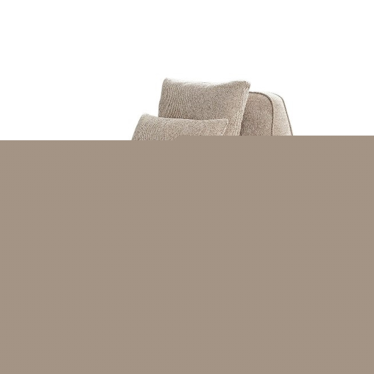 Sofa Tudor natural boldweave 1-seater movable backrest