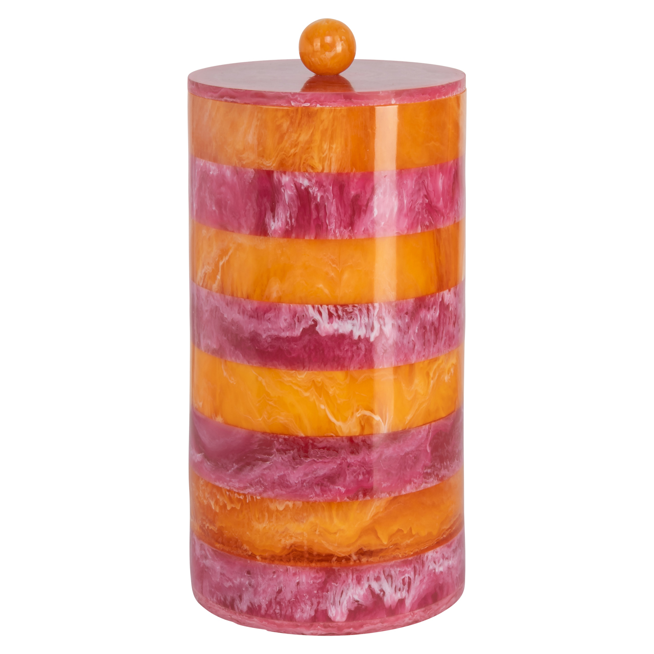 Aufbewahrungsbox Lilybelle pink/orange storage jar large