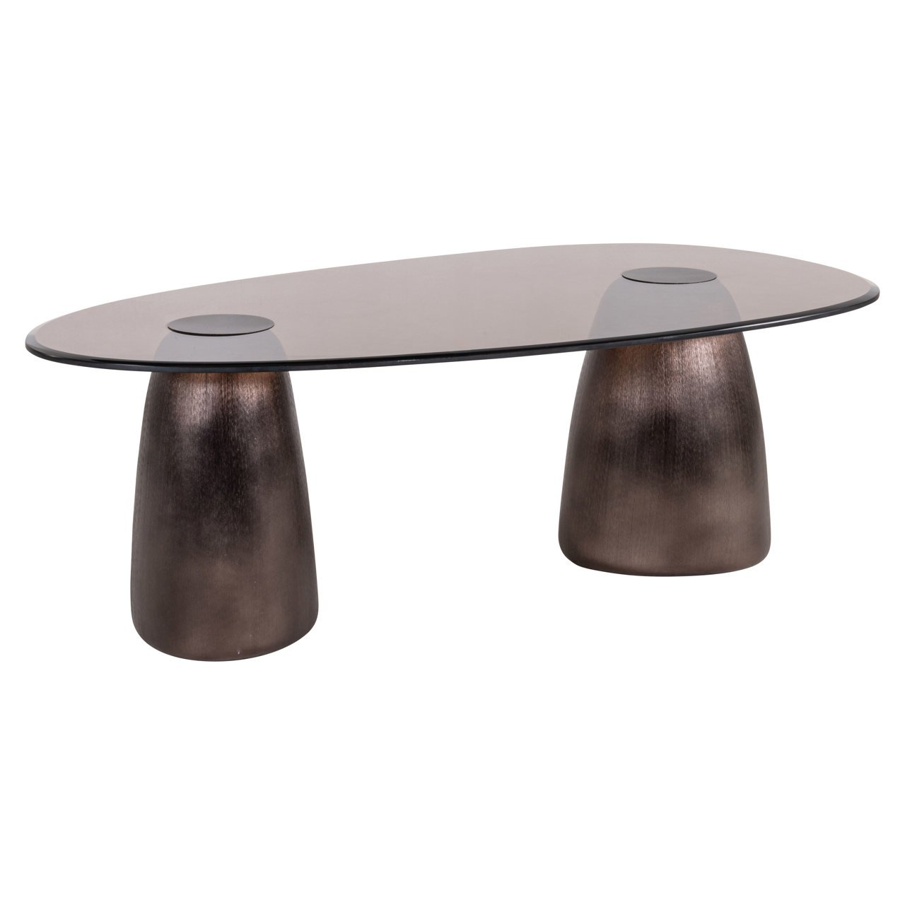 Couchtisch Hayden bronze oval