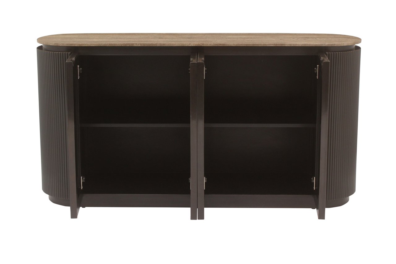 Sideboard Russo ash brown 4-doors
