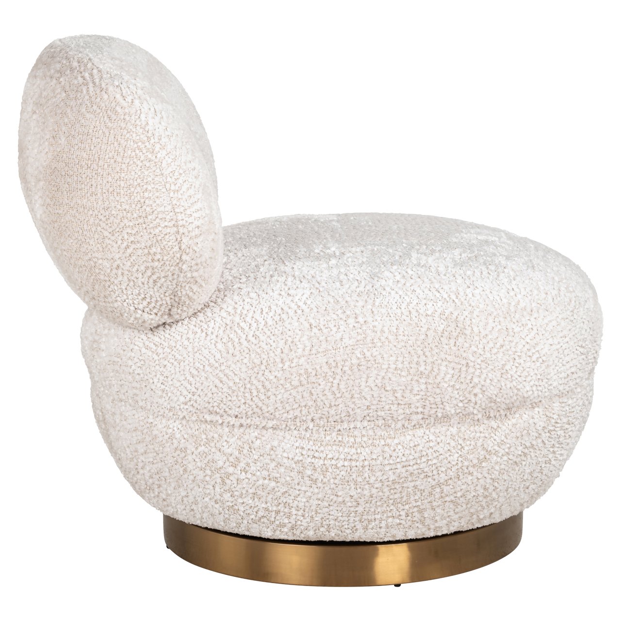 Lounge Stuhl Jace lovely cream swivel