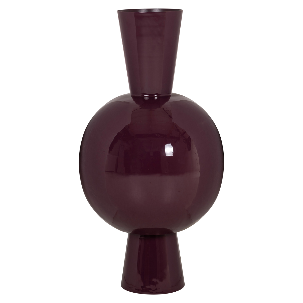 Vase Avine burgundy