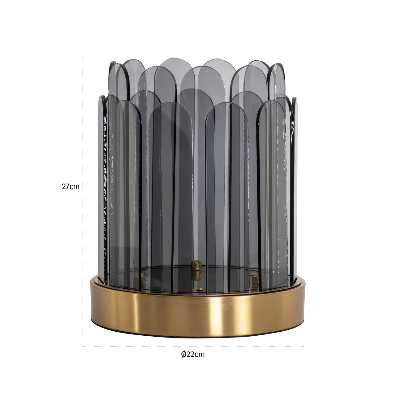 Windlicht Daisey smoke small