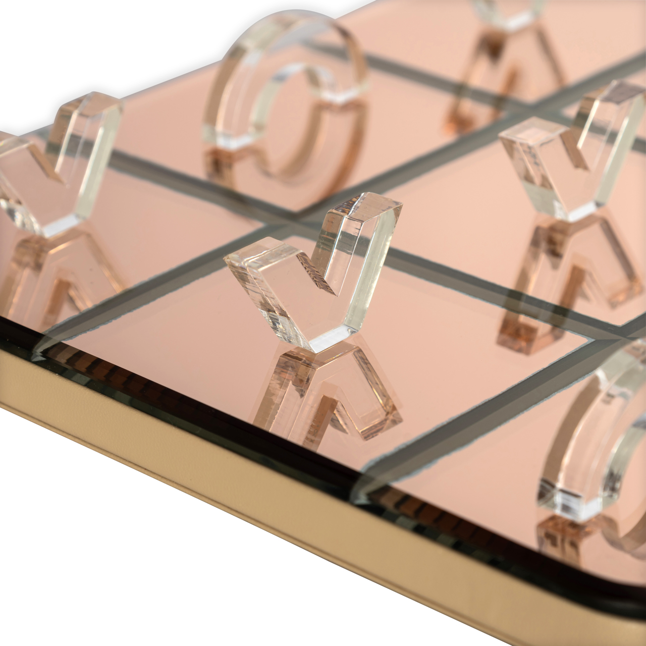 Dekoratives Spiel Caylin gold Tic-Tac-Toe