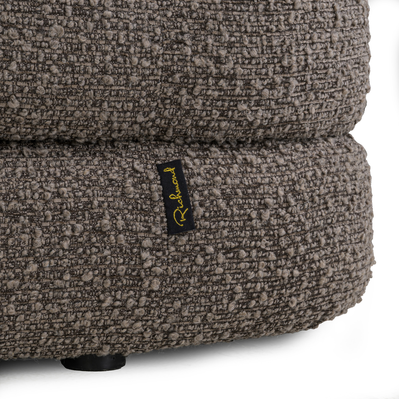 Hocker & Fußbank Adele brown chunky