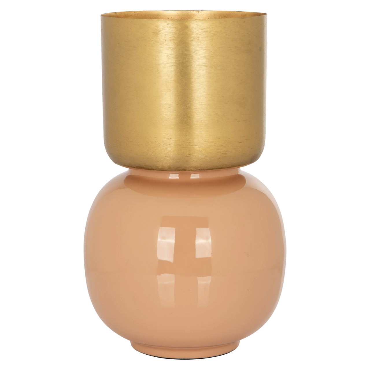 Vase Calla brushed gold