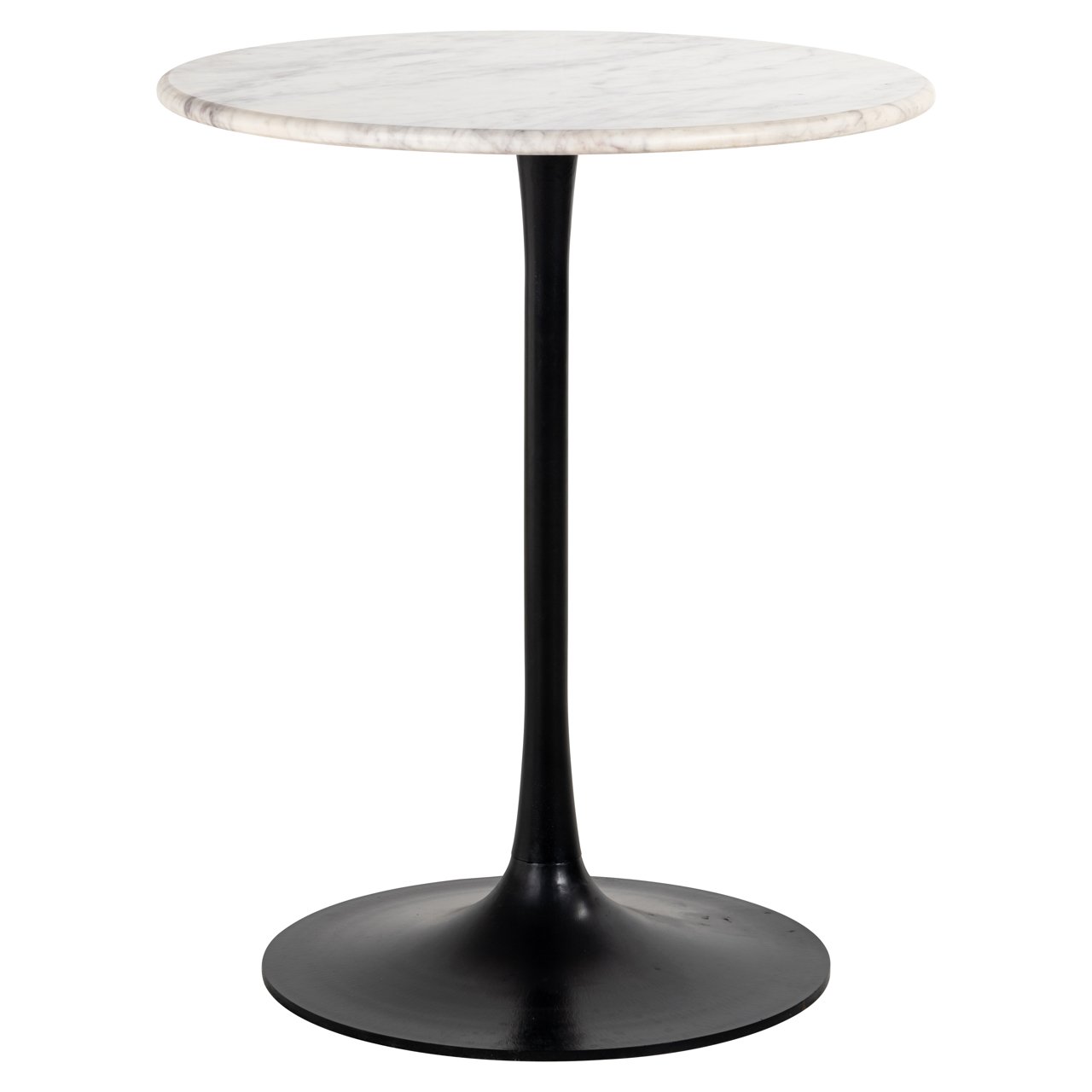 Bistro-Tisch Carlten black/white 65Ø