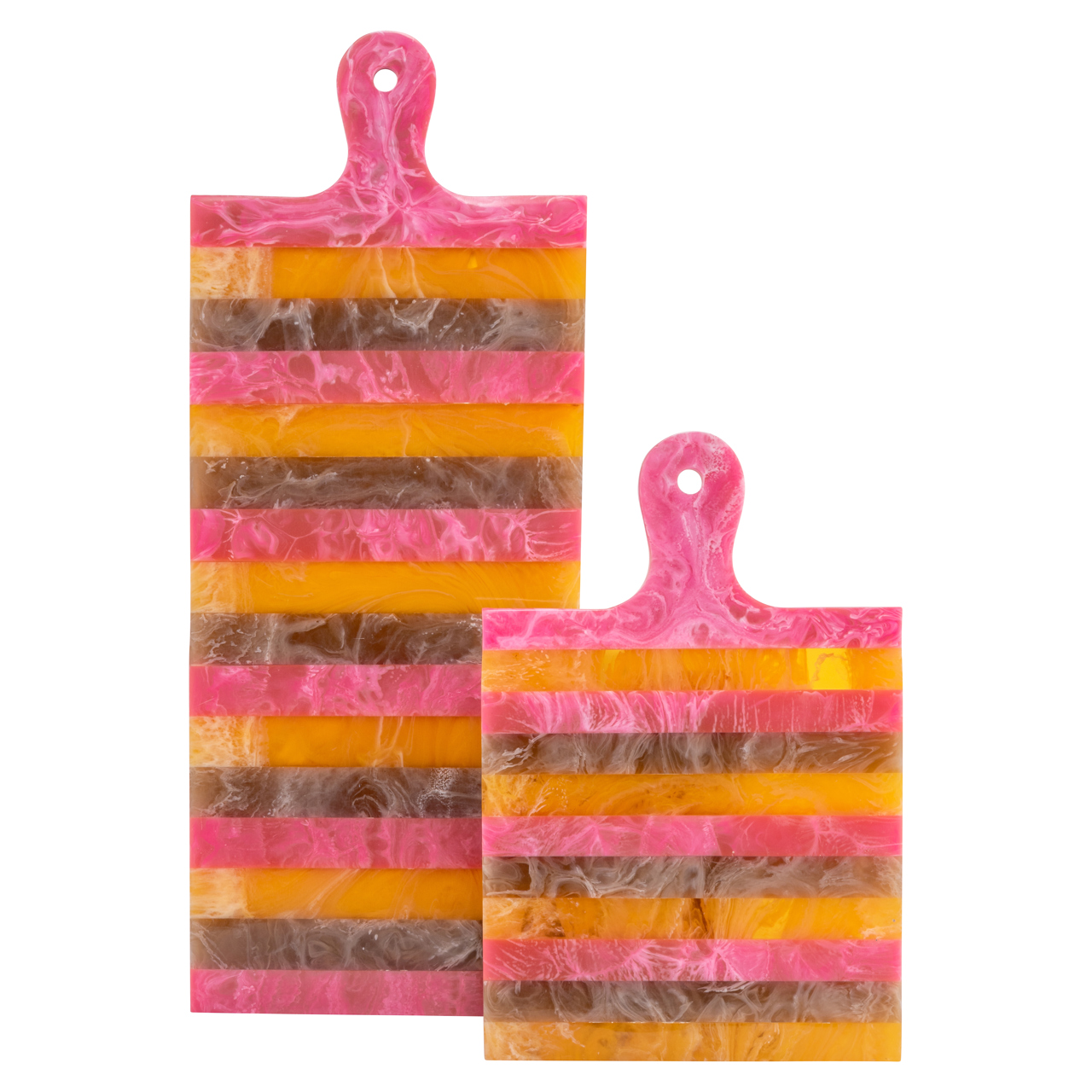 Tablett Cindy pink/orange - serving board small