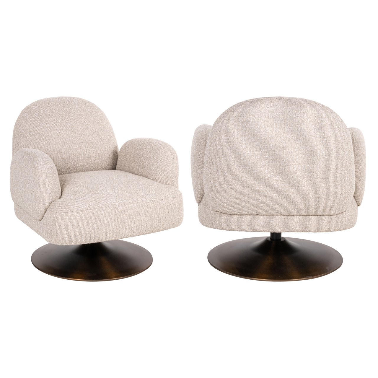 Lounge Stuhl Kagney biscotti swivel