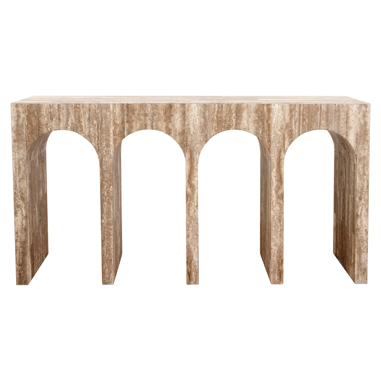 Ablagetisch La Rague naturgrau Travertin (Grey)