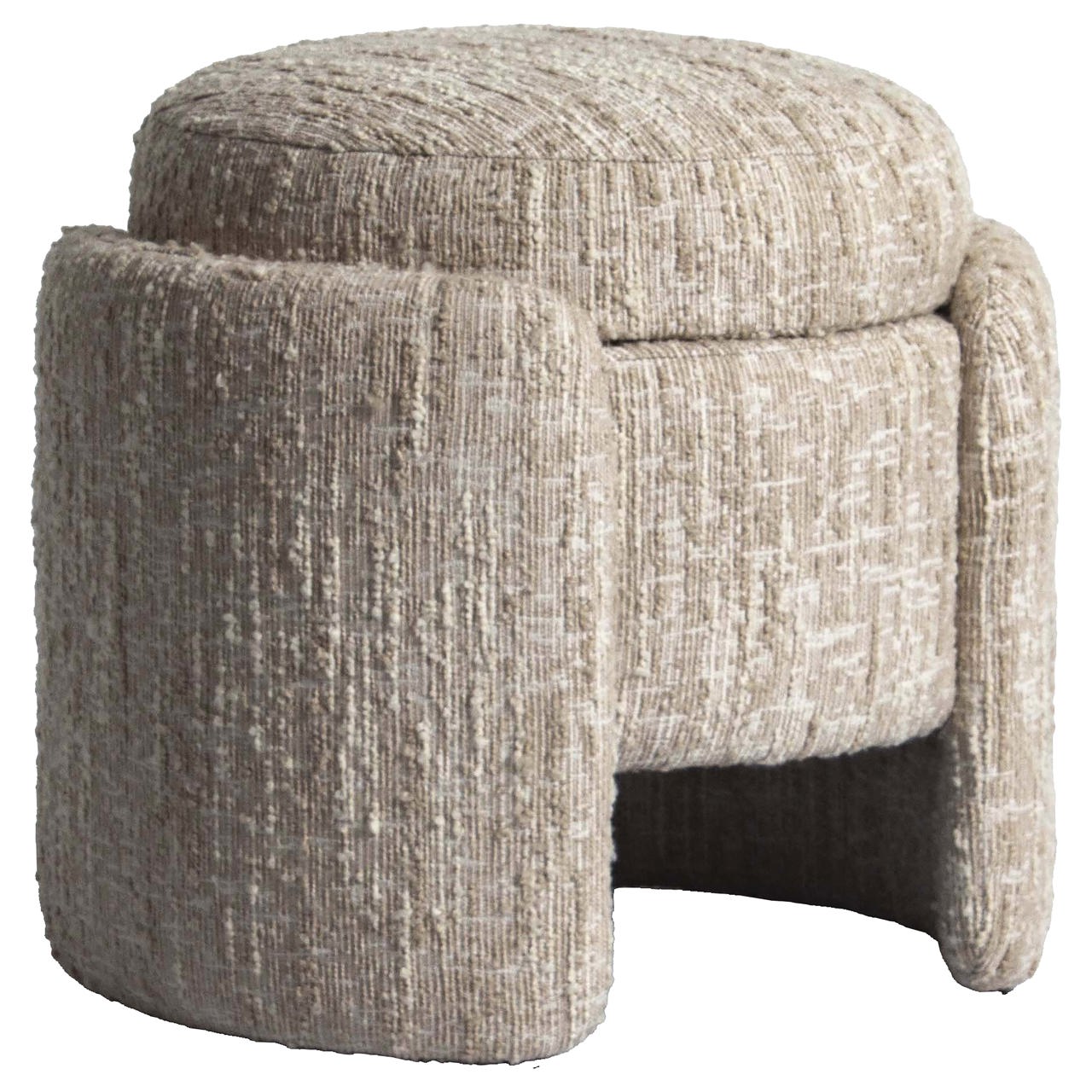 Hocker & Fußbank Cupid beige angora with storage