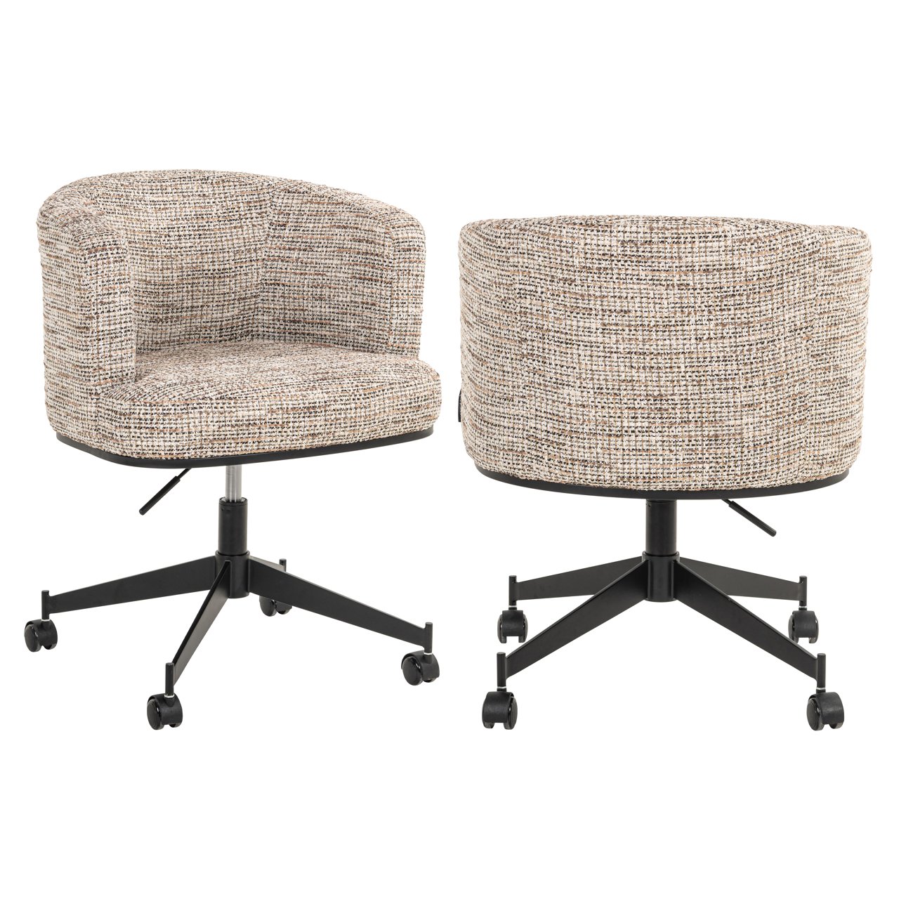 Esszimmerstuhl Rochenne trendy nature swivel on wheels Esszimmerstuhl Rochenne trendy nature swivel on wheels