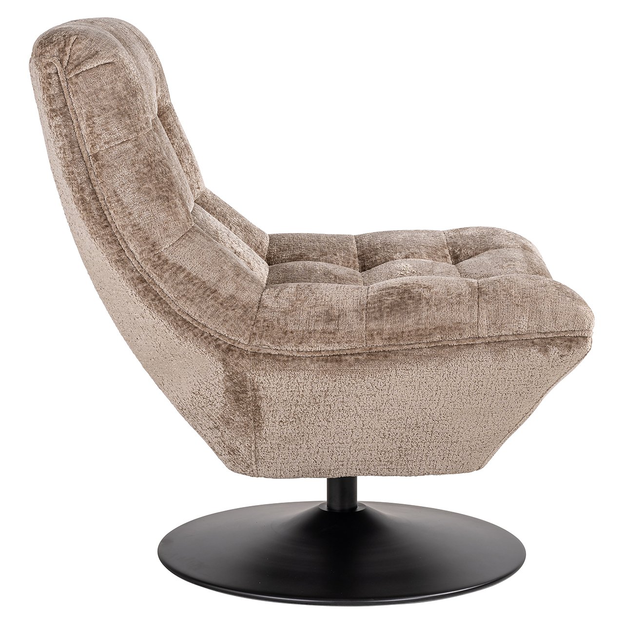 Drehsessel Sydney taupe chenille (Bergen 104 taupe chenille)