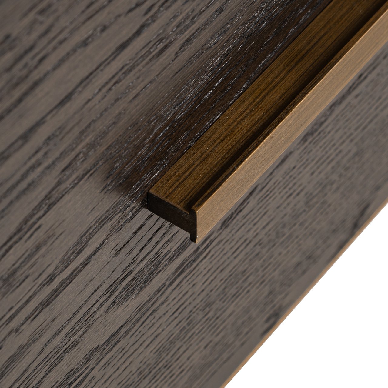 Vitrine Carter brown small 2-drawers