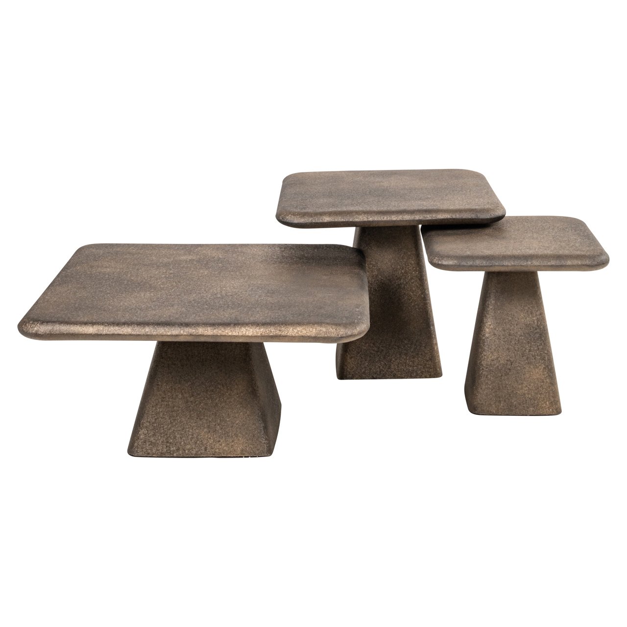 Couchtisch Marlie gold (Set of 3)